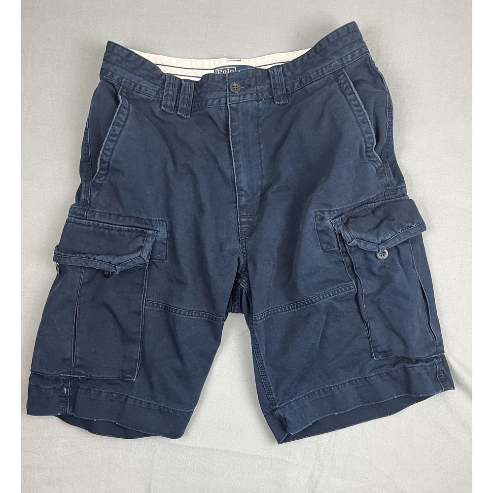 Ralph Lauren Polo Men's Cargo Shorts Size‎ 32 Blue